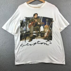 Vintage Eric Clapton T Shirt Winterland Rock Express Music Band Graphic‎ Tee XL